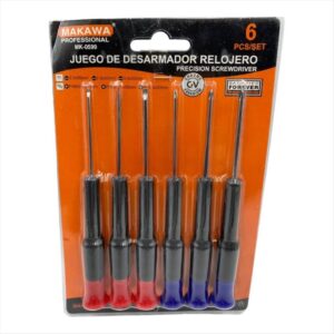 Juego de Destornillador Relojero 6 Piezas