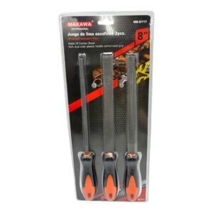 Juego de Lima escofina 8 Pulg. 3 piezas