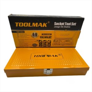 Juego de dados 1/4 Pulg. 3/8 Pulg. 40 piezas