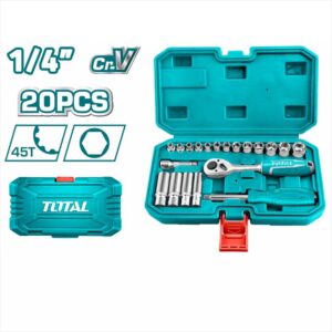 Juego de dados 20pcs 1/4 Pulg.