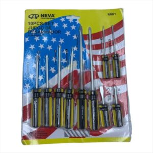 Juego de destornillador 10 piezas