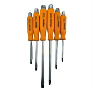 Juego de destornillador golpe 6 piezas