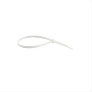 Amarra Cable Pvc Blanca 200 X 4.8 Mm (Bolsa 100 Unds)