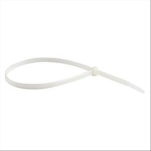Amarra Cable Pvc Blanca 100 X 2.5 Mm Cv-150 (A)