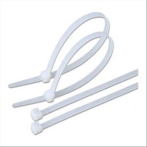 Amarra Cable Pvc Blanca Ul 550 X 7.6mm Bolsa 10und