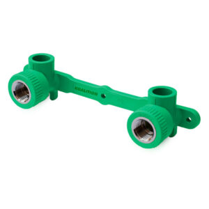 CODO DOBLE SUJECION TINA PPR KOALITION - 20MM x 1/2 Pulgadas