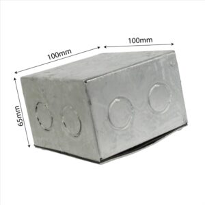 Caja Galva en Caliente A-11 100X100X65 Pre-Picada Tapa y Emp CAJA A-11