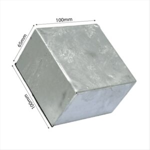 Caja Galva. en Caliente A-11 100X100X65 Lisa Tapa y Empaq. CAJA A-11