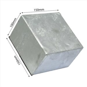 Caja Galva. en Caliente B-15 150X150X100 Lisa Tapa y Emp CAJA B-15