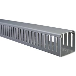 Canaleta ranurada W30XH30 2M Gris CANALETA