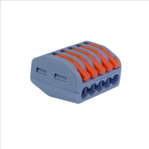 Conector Rap. Wago 5 Der. PCT-215 0.8-4mm2 32A 250V BL 25u