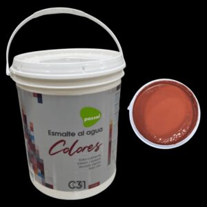 ESMALTE AL AGUA ROJO COLONIAL GALON PASSOL