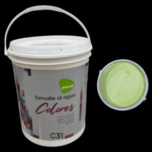 ESMALTE AL AGUA VERDE KIWI GALON PASSOL
