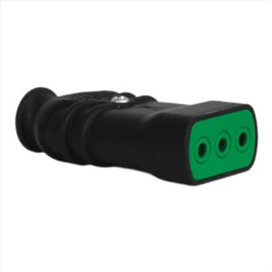 Enchufe Domiciliario Hembra Volante 2p + T 10A Negro FANTON Enchufe