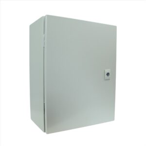 Gabinete Met. 1 Puerta 400x300x200 IP65 c/ Chasis 8 mod. Mec