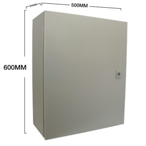 Gabinete Met. 1 Puerta 500x400x200 IP65 C/Chasis 2 X 15cc