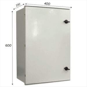Gabinete Poliéster 1 Puerta 600x400x230 C/Placa M. IK10 IP66