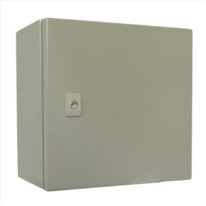 Gabinete met. 1 puerta 300x300x200 IP65 c/chasis Lexo