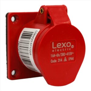 Hembra embutida IP44 16a 3p+t 380v ENCHUFE