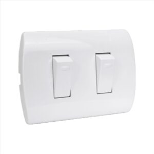 Interruptor Doble 9/15 10a 220v  Aris Mec Ref Certificado PLACA