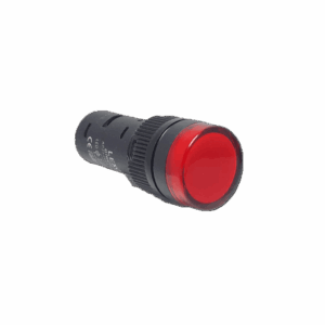 Luz Piloto Led 16mm 220v IP67 - Rojo