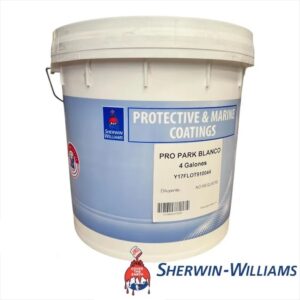 PINTURA DEMARCACION VIAL BLANCA TINETA 4GL ALTO TRAFICO SHERWIN WILLIAMS PRO PARK