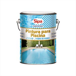 Pintura Piscina Galon Celeste Sipa Caucho Clorado