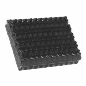Regleta Termoplastica 10MM 10A Negra Paq 10 Uni MEC