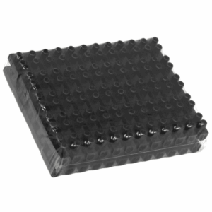 Regleta Termoplastica 16MM 30A Negra Paq 10 Uni MEC