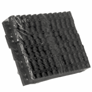 Regleta Termoplastica 25MM 50A Negra Paq 10 Uni MEC