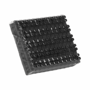 Regleta Termoplastica 4MM 3A Negra Paq 10 Uni MEC
