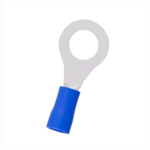 Terminal Argolla Azul M4 16-14 AWG 4mm Bolsa 100un TERMINAL AISLADO