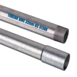Tubería Conduit Rígida Galvanizada RMC 32mm IEC 5557